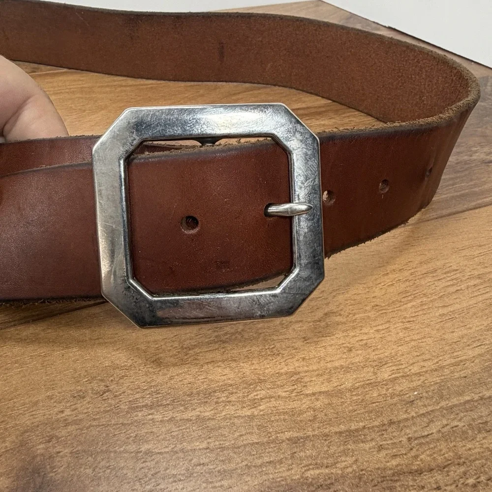 Vintage Hunter 138-LG Leather .38/357 Cal Ammunition Belt Brown 25 Rounds 49